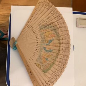 Chinese wooden fan